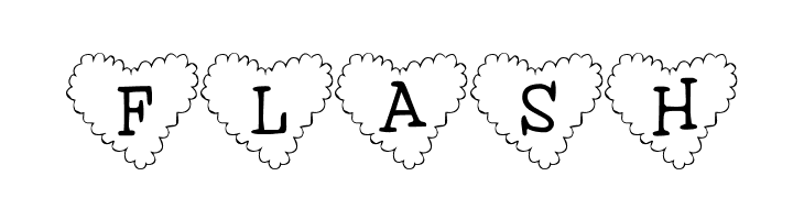 101! Cloudy HeartZ  Free Fonts Download
