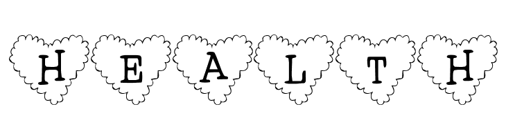 101! Cloudy HeartZ  Free Fonts Download
