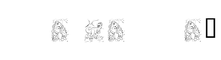 101! Color Fill  DinoZ  Free Fonts Download