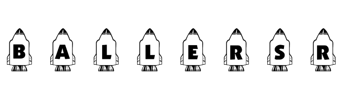 101! Countdown ta Blast Off!  Free Fonts Download