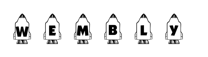 101! Countdown ta Blast Off!  Free Fonts Download