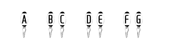 101! Dad's KeyZ  Free Fonts Download