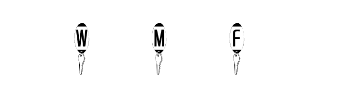 101! Dad's KeyZ  Free Fonts Download