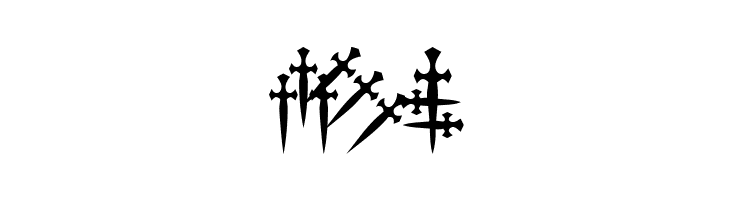 101! Dagger 'Bet  Free Fonts Download