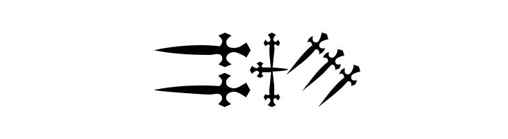 101! Dagger 'Bet  Free Fonts Download