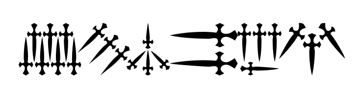 101! Dagger 'Bet  Free Fonts Download