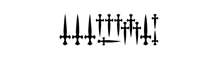 101! Dagger 'Bet  Free Fonts Download