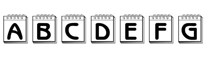101! Day Planner  Free Fonts Download