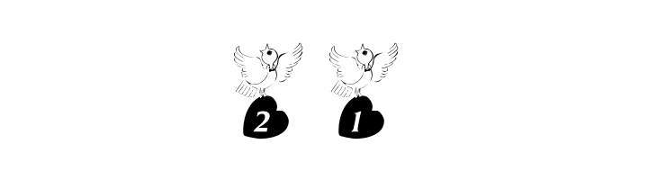 101! Doves Heart  Free Fonts Download