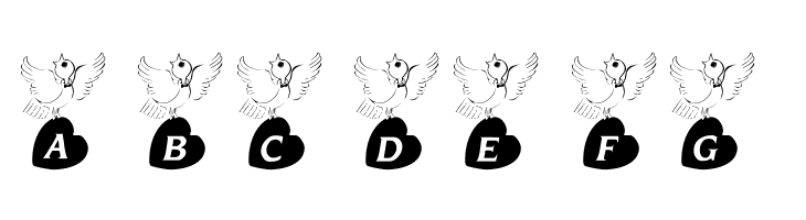 101! Doves Heart  Free Fonts Download