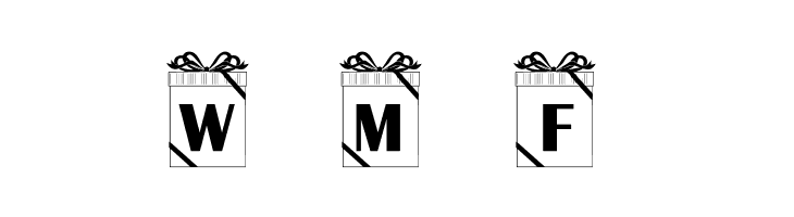 101! Gift  Free Fonts Download