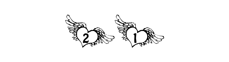 101! If My Heart Had WingZ  Free Fonts Download