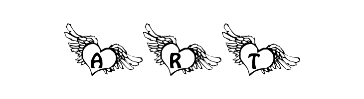 101! If My Heart Had WingZ  Free Fonts Download