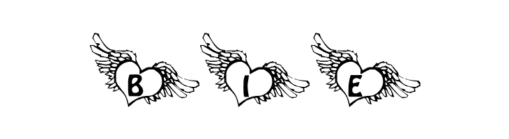 101! If My Heart Had WingZ  Free Fonts Download