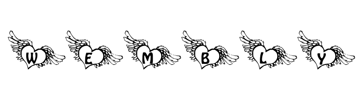 101! If My Heart Had WingZ  Free Fonts Download