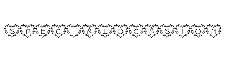 101! Just Anuther Heart Font  Free Fonts Download