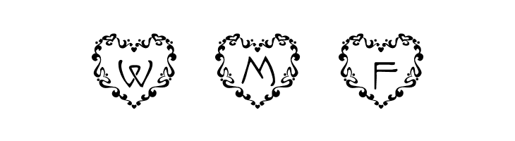 101! Just Anuther Heart Font  Free Fonts Download