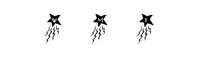 101! Star ZappeD  Free Fonts Download