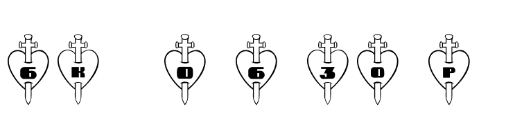 101! Thru My Heart  Free Fonts Download