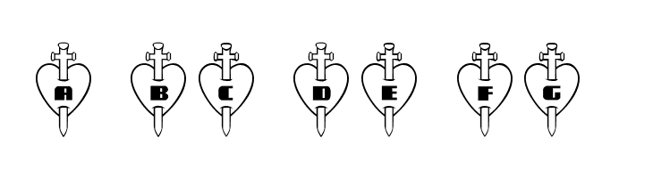 101! Thru My Heart  Free Fonts Download