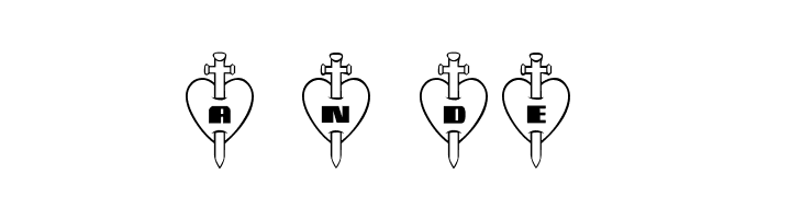 101! Thru My Heart  Free Fonts Download