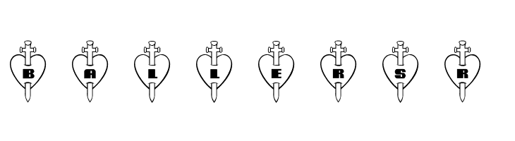 101! Thru My Heart  Free Fonts Download