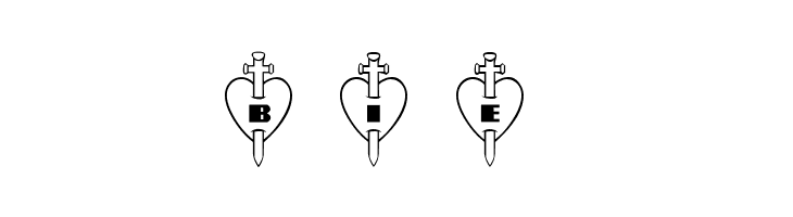 101! Thru My Heart  Free Fonts Download