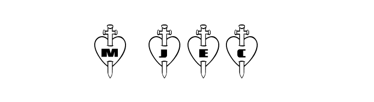 101! Thru My Heart  Free Fonts Download