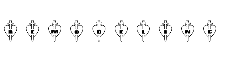 101! Thru My Heart  Free Fonts Download