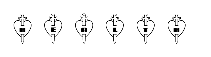 101! Thru My Heart  Free Fonts Download