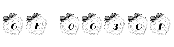 101! U Decorated My Heart  Free Fonts Download