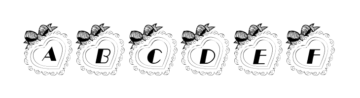 101! U Decorated My Heart  Free Fonts Download