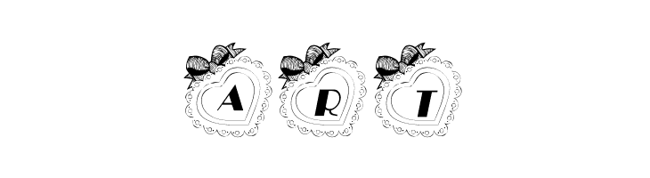 101! U Decorated My Heart  Free Fonts Download
