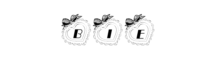 101! U Decorated My Heart  Free Fonts Download