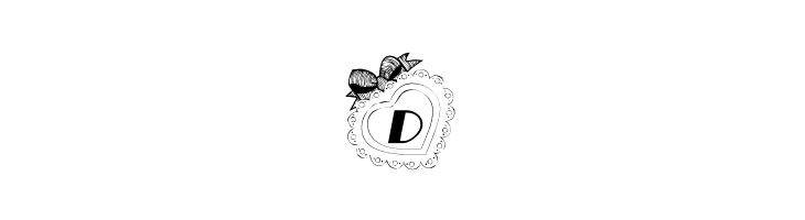 101! U Decorated My Heart  Free Fonts Download