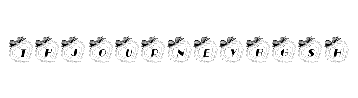 101! U Decorated My Heart  Free Fonts Download