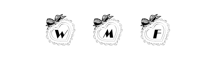 101! U Decorated My Heart  Free Fonts Download