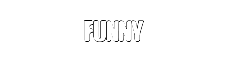 sunday funnies BoldOutline  Free Fonts Download