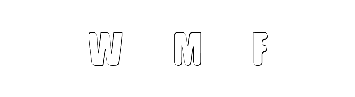 sunday funnies BoldOutline  Free Fonts Download