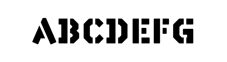 SilexStencil-BasicBlack  Free Fonts Download