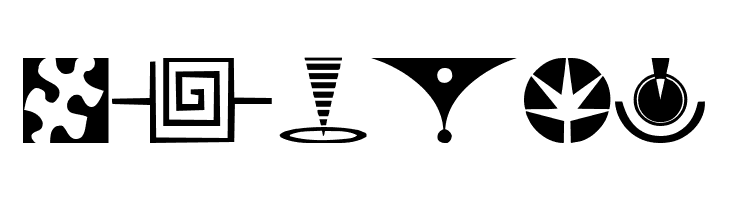 Simbolos 1  Free Fonts Download