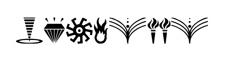 Simbolos 1  Free Fonts Download