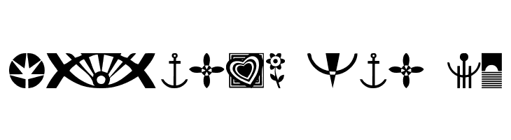 Simbolos 1  Free Fonts Download
