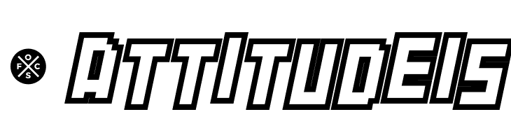 Botsmatic Outline Italic  Free Fonts Download