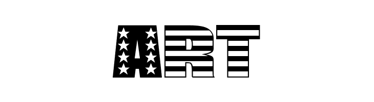 StarsAndStripes-Plain Regular  Free Fonts Download