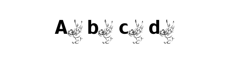 ADFBEasterBunny  Free Fonts Download