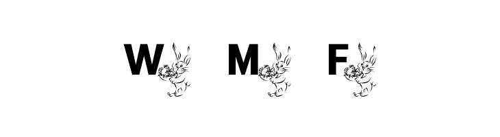 ADFBEasterBunny  Free Fonts Download