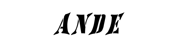 AustralianFlyingCorpsStencilSF  Free Fonts Download