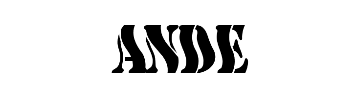 AustralianFlyingCorpsStencilE  Free Fonts Download