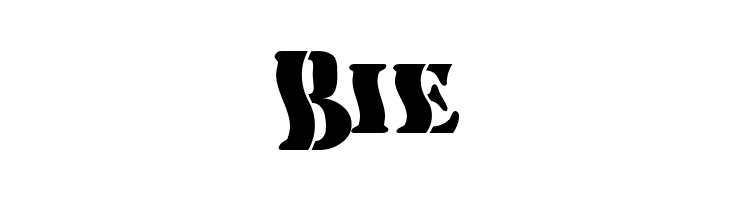 AustralianFlyingCorpsStencilE  Free Fonts Download